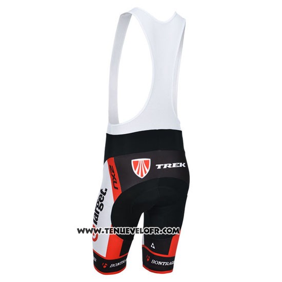 2013 Maillot Ciclismo Trek Rouge et Blanc Manches Courtes et Cuissard